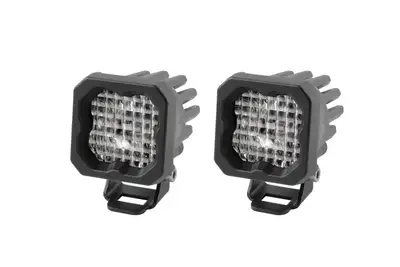 Diode Dynamics Diode Dynamics - Stage Series C1 LED Pod Pro White Wide Standard RBL (pair)