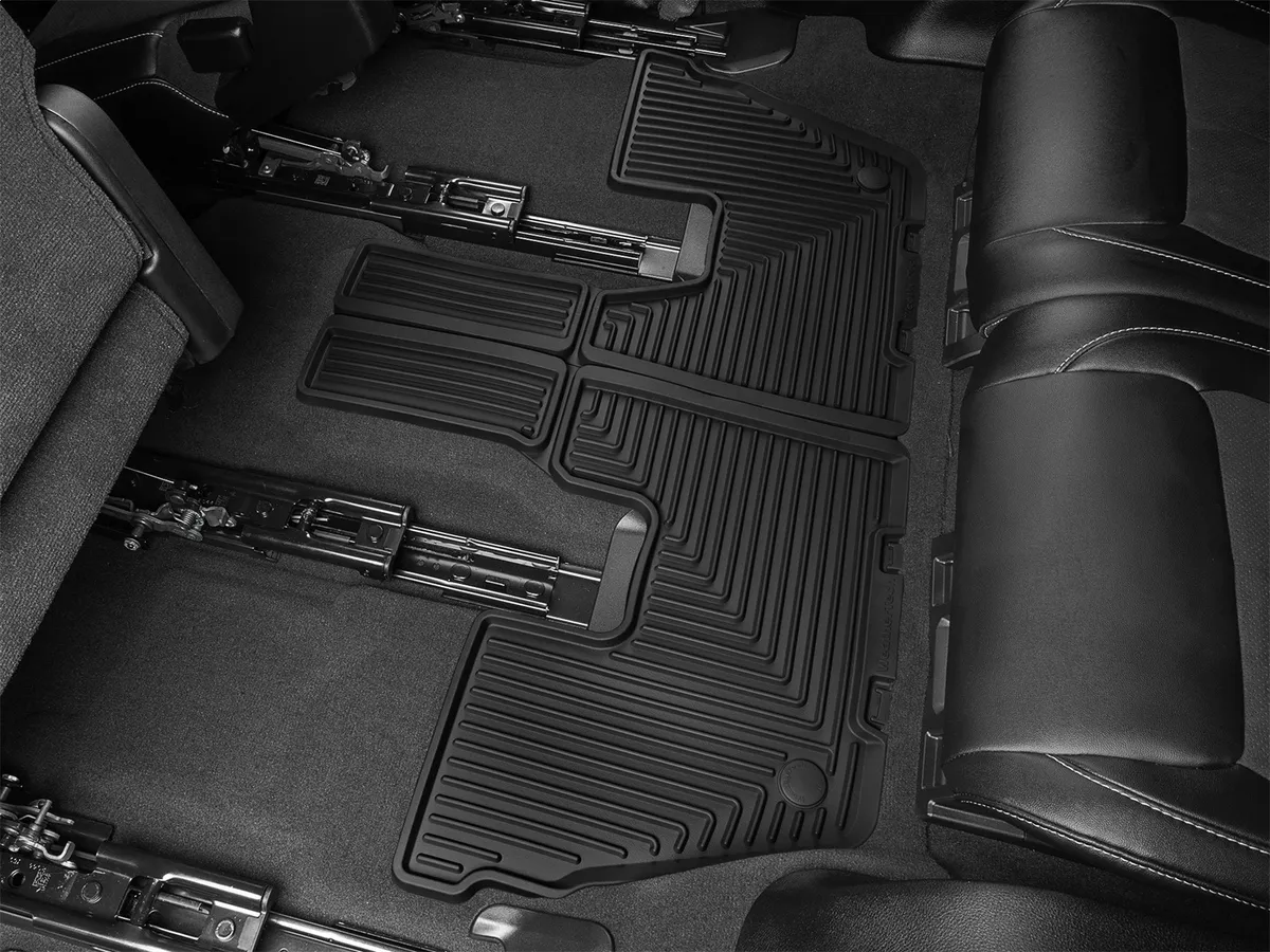 Weathertech Weathertech Rear All-Weather Floor Mats Black 21-23 Grand Cherokee L