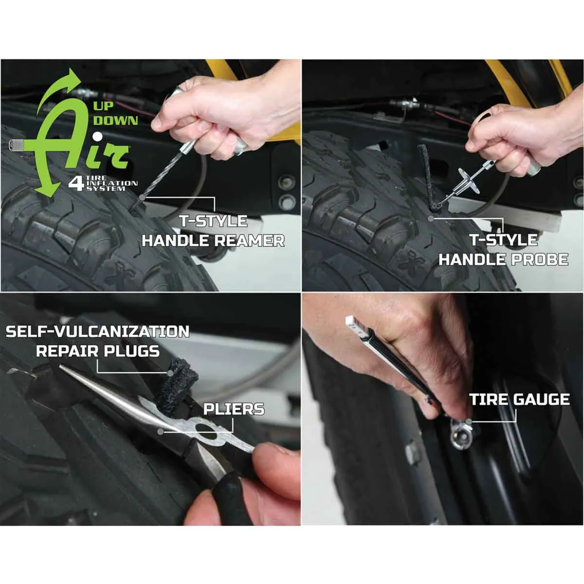 Tire Repair Kit 53 Piece Kit With Black Storage Box Up Down Air product image