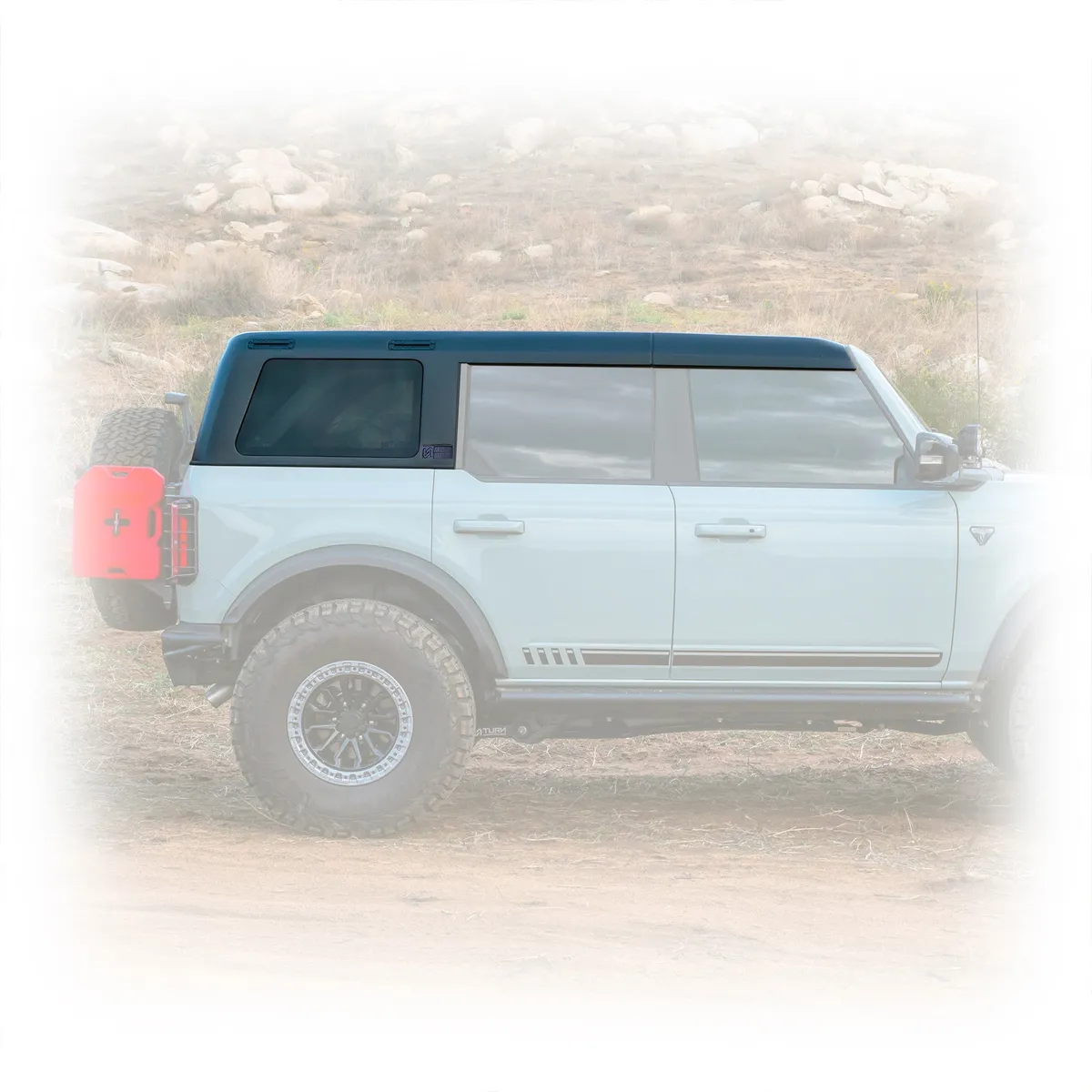 Turn Offroad 2021 Ford Bronco Hard Top (4 Door) Black/Badge Delete - HTBR-M4BD product image