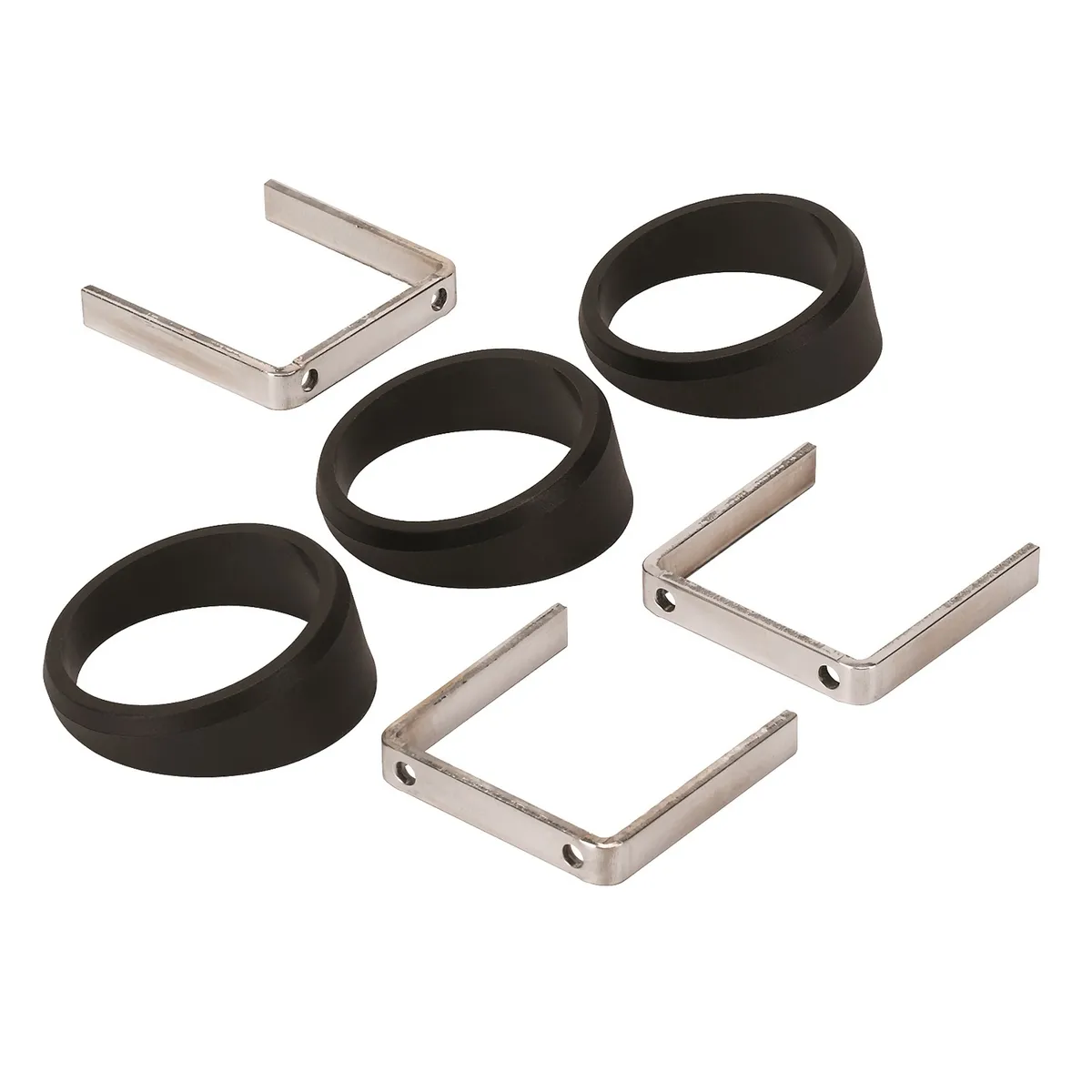 Gauge Mount, Angle Rings, 3 pcs., Black, for 2 1/16" Gauges product image