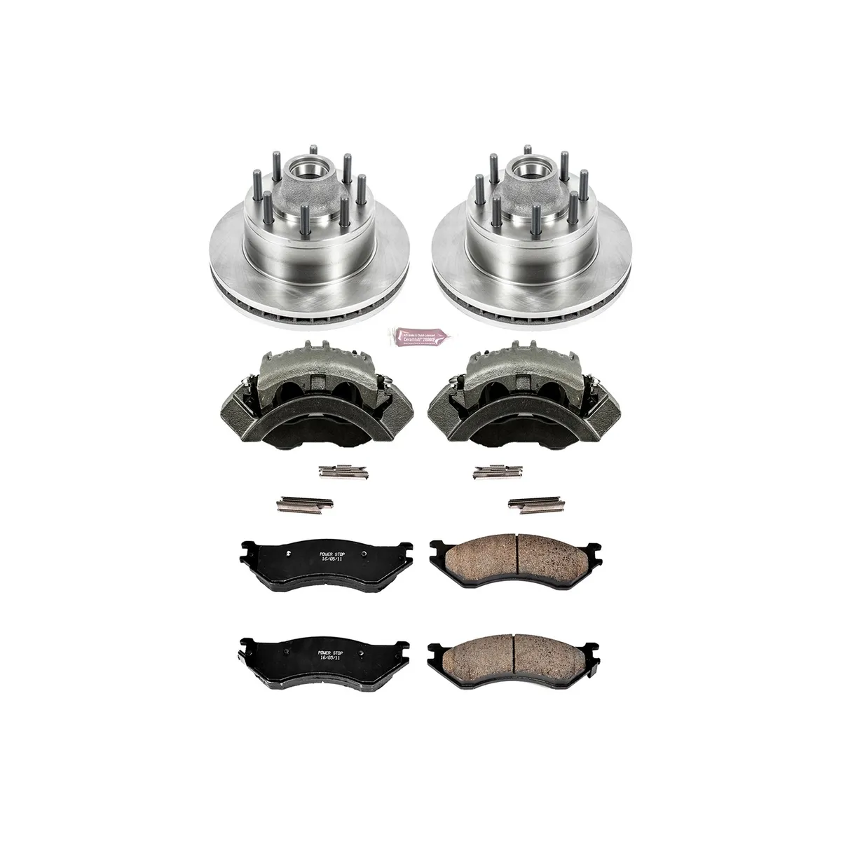 Z17 Direct Replacement Kit: Rotors; Ceramic Pads; Calipers product image
