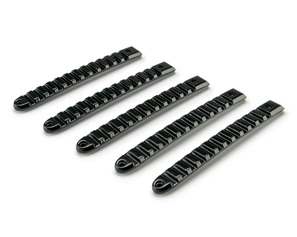 DV8 Offroad D-JP-190028-BK-5 Black Rail Door Handle Insert; 5-Pieces product image