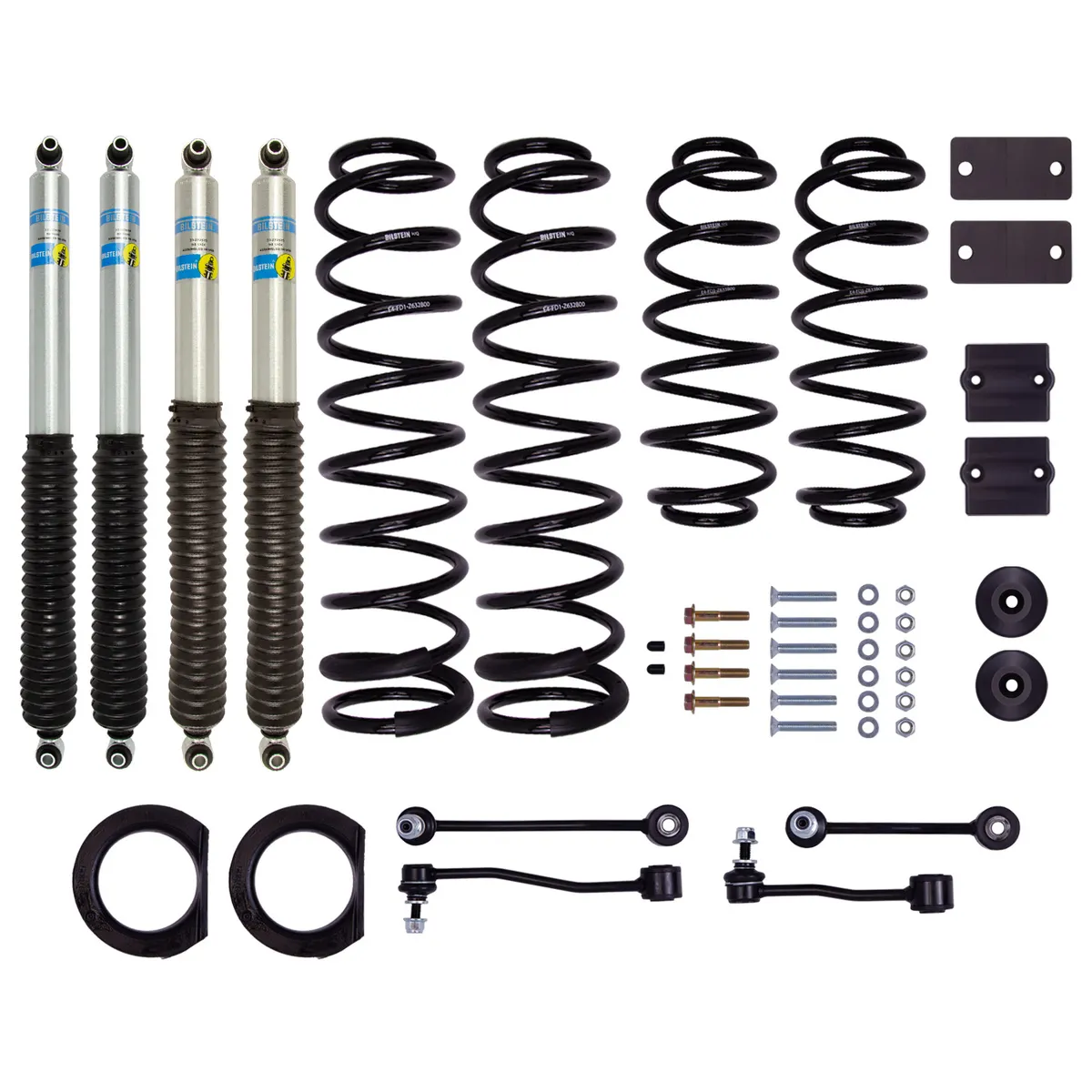 Bilstein 18c Jeep Wrangler JL Front And Rear b8 5100 Lift Kit Suspension Lift Kit
