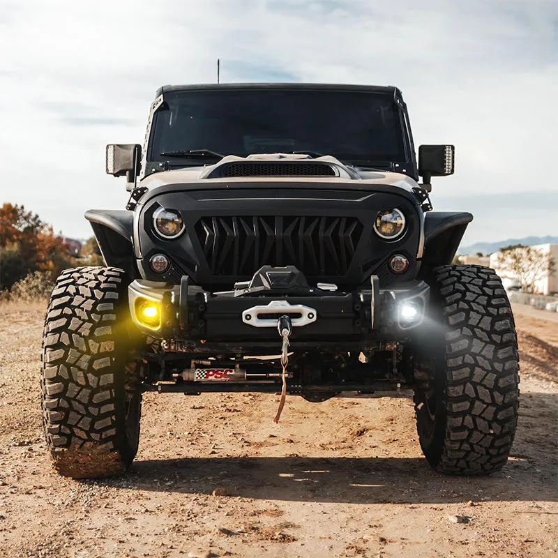 LED Factory Mart 4" 30W Dual Color LED Fog Lights for Jeep Wrangler product image