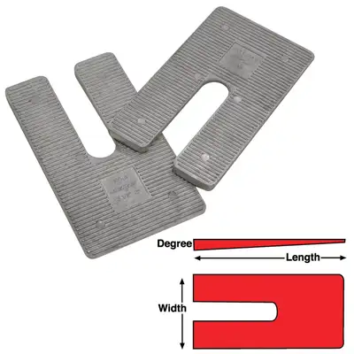 Specialty Products Company / SPC Performance Spc 10562 - Aluminum Shims 3 X 6 X 3.5 (6 Pieces)