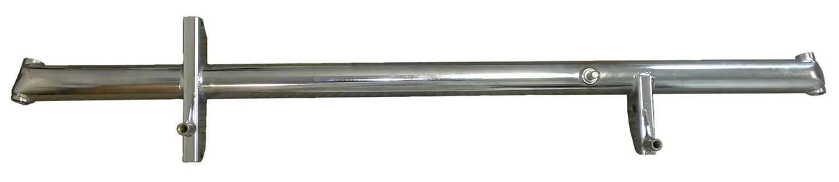 Triple X Race Components Front Axle 53in x 2-1/4 Plated Sprint Car