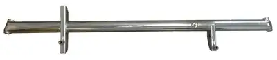 Triple X Race Components Front Axle 53in x 2-1/4 Plated Sprint Car