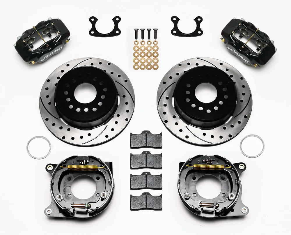 Wilwood FDLI PS Park Brake Kit Red Small Ford 2.50in Offset product image