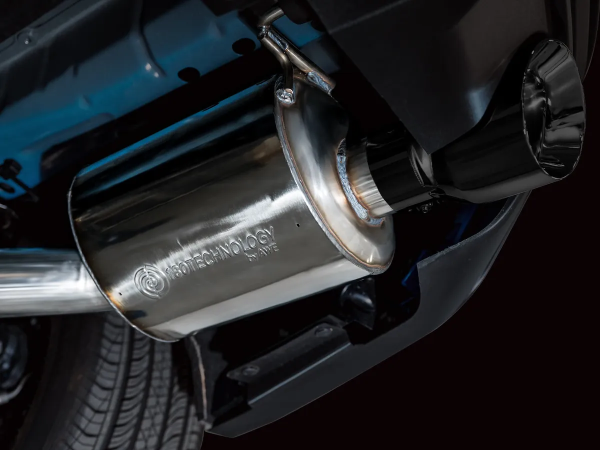 AWE Touring Edition Exhaust for S650 Ford Mustang GT Fastback - Dual Diamond Black Tips product image