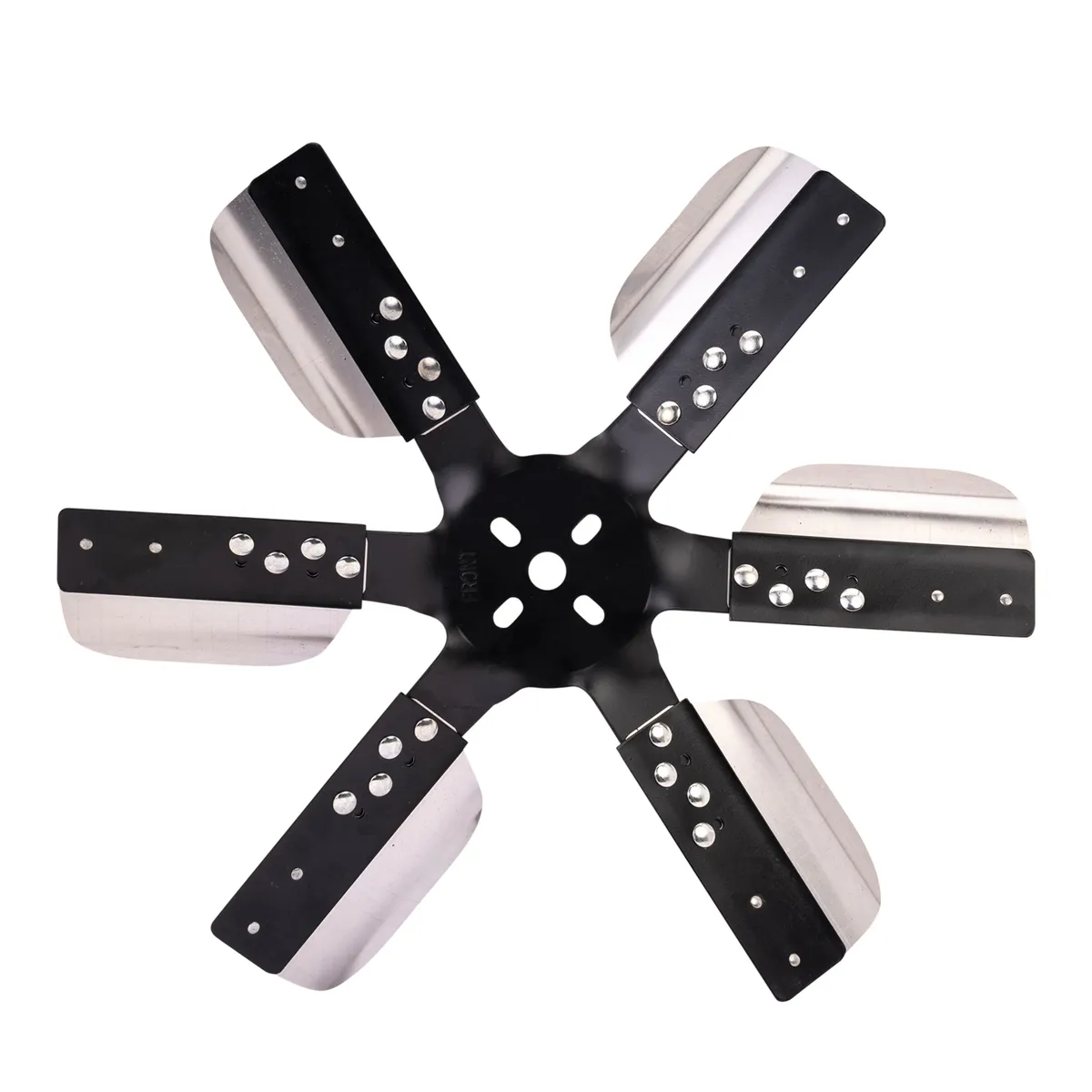 17 Heavy Duty Stainless Steel Standard Rotation Flex Fan, Black Hub product image