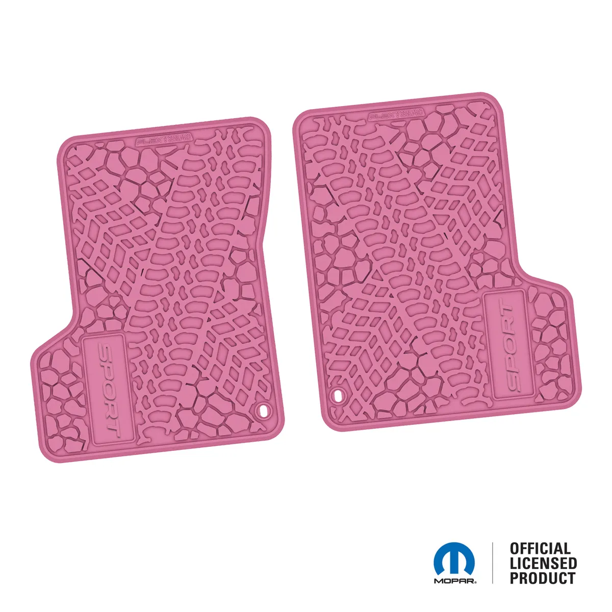 Ngtt43044977- 03-06 Jeep Tj/Lj 2DR Front- Tire Tread/Scorched Earth Scene w/ Sport Insert - Black w/ Red Insert product image