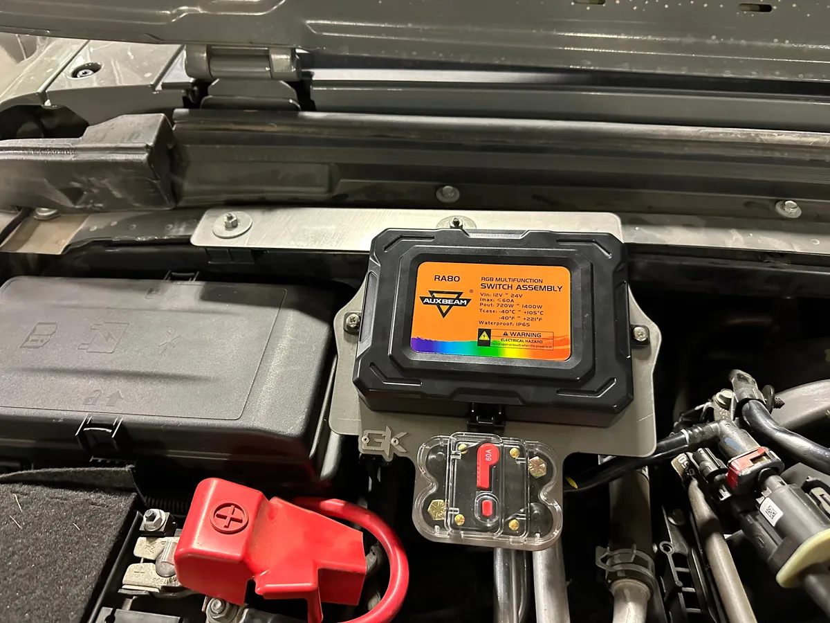 2018+ Jeep JL JT Auxbeam Control Box Mount for Wrangler Gladiator product image