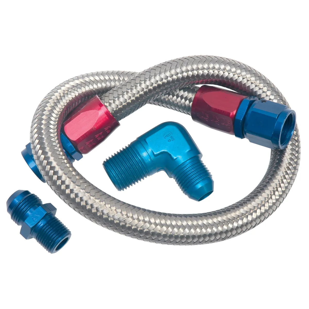 Edelbrock 8122 22 Braided Fuel Line Kit product image
