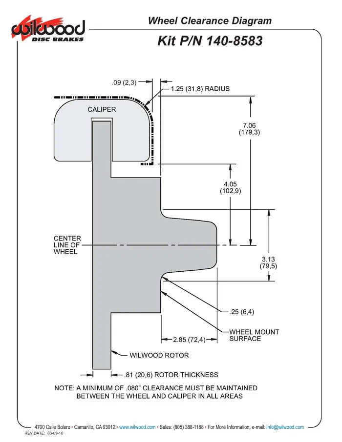 1937 - 1948 Ford Forged Dynalite Big Brake Front Brake Kit (Hub) - 140-8583 product image