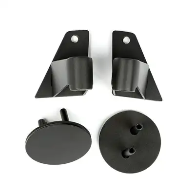 Rugged Ridge Rugged Ridge Mirror Relocation Brackets, Textured Black - JK