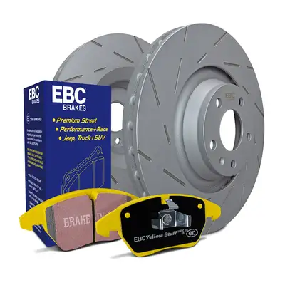 EBC Brakes Yellowstuff Pad and USR Disc Rotor Kit;