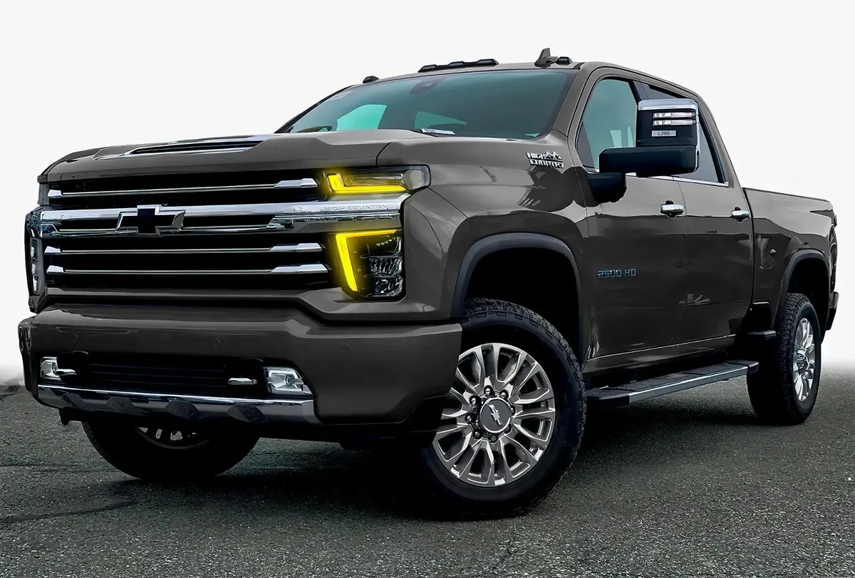 Oracle Lighting 2020-2021 Chevrolet Silverado HD 2500 3500 Colorshift Rgb+w Headlight DRL Upgrade Kit product image