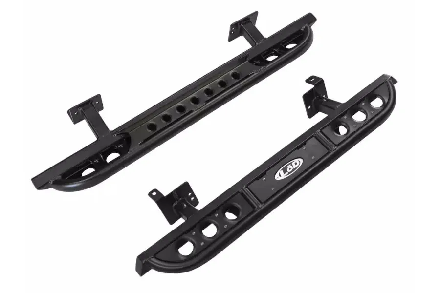 LoD Offroad JK Signature Series Frame Mounted 2 Door Rocksliders (Black Powder Coated)