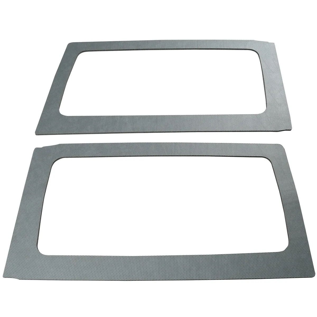 DEI 50166 '11-'18 Wrangler JK 2-Door Gray Leather Look Rear Side Window Only 050166 product image