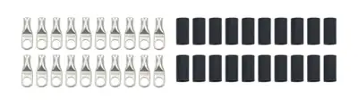 Quickcar Racing Ring Terminal 5/16in 8 Ga w/Heat Shrink 20pk