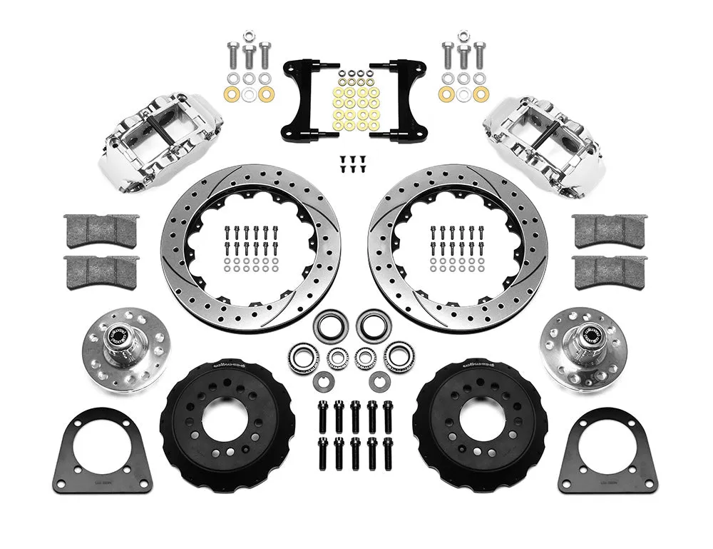 Wilwood FNSL6R Front Hub Kit 12.88in Polished TCI-IFS 71-78 Pinto Based product image