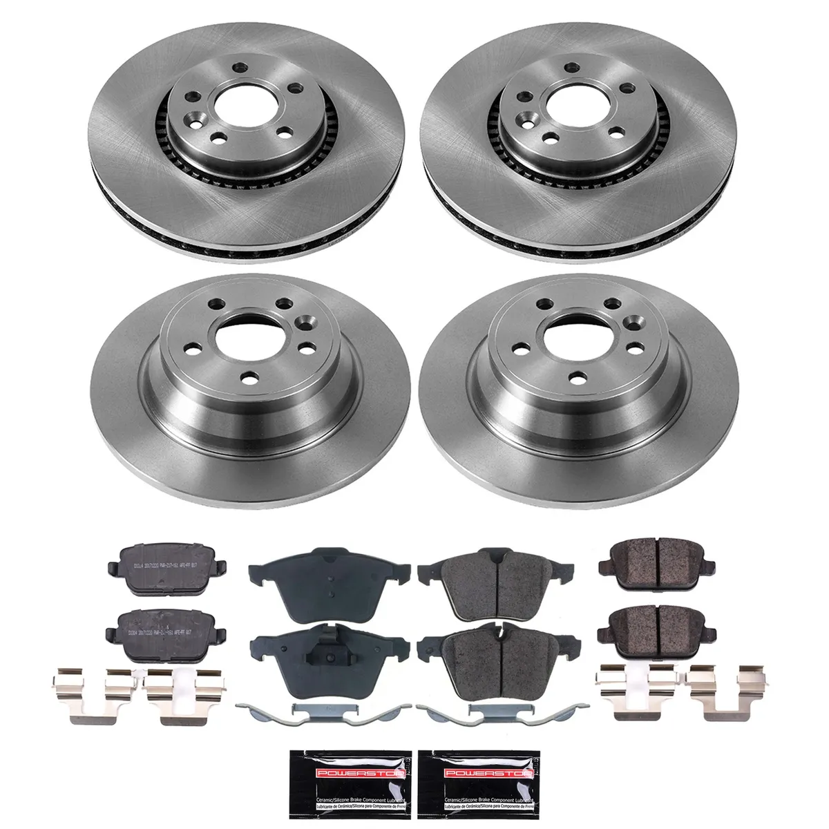 Z17 Direct Replacement Kit: Rotors; Ceramic Pads W/Hardware product image