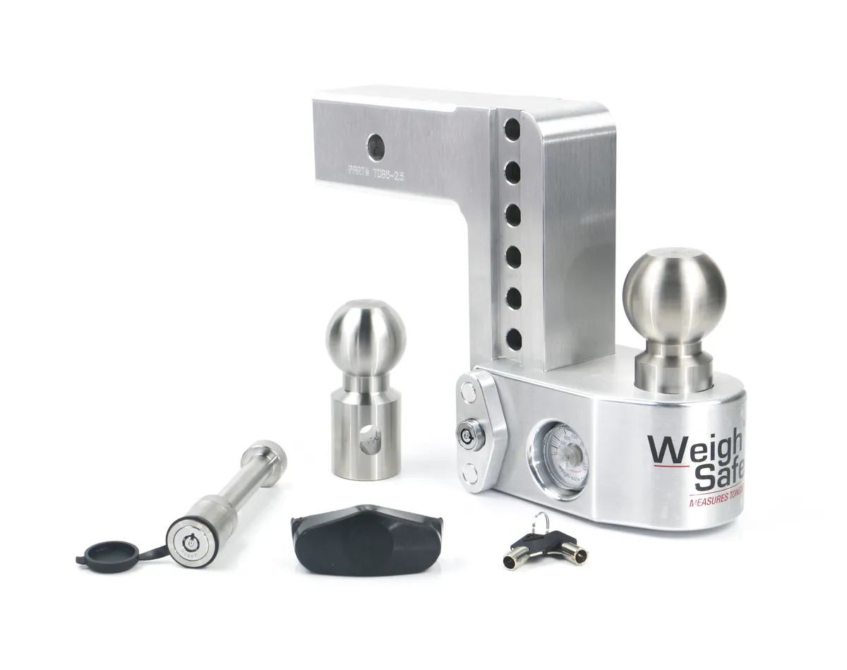 6in Drop Hitch With 2.5in Shank (10k/18.5k Gross Tongue Weight Rating) With Ws05keyed Alike product image