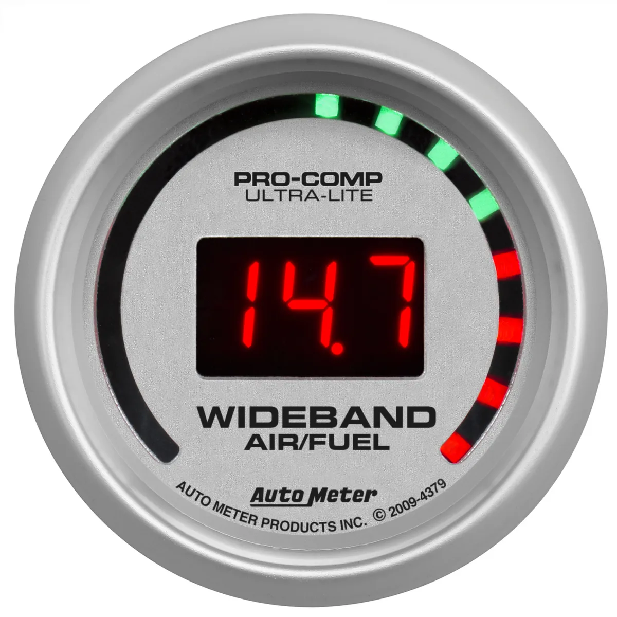 Gauge, Air/Fuel Ratio-Wideband, Street, 2 1/16", 10:1-17:1, Digital, Ultra-Lite product image