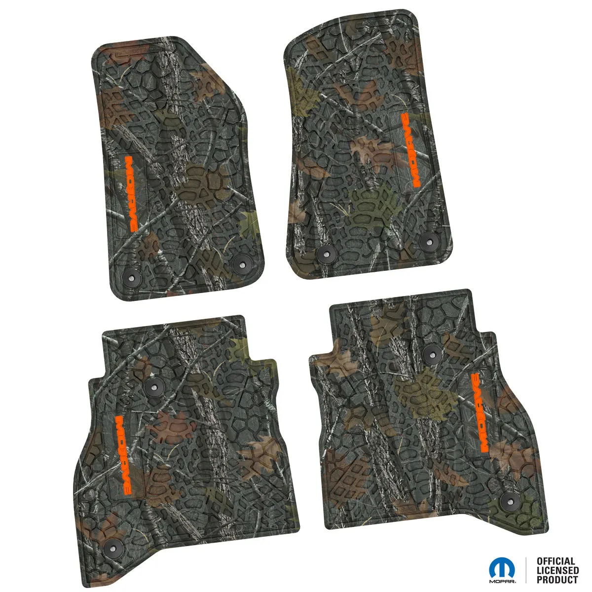 20-24 Jeep Gladiator Front and RearTire Tread/Scorched Earth Scene w/ Mojave Insert - Black w/ Orange Insert product image