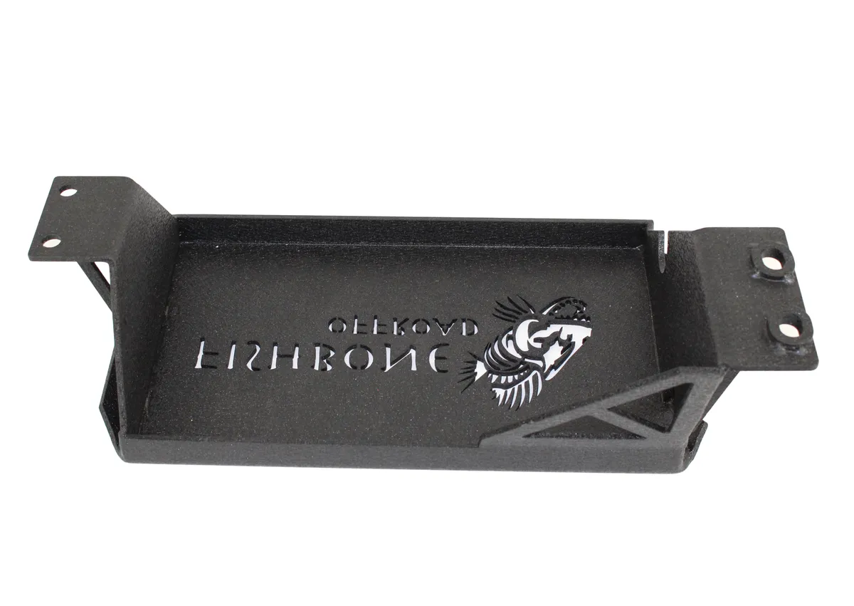Jeep JK EVAP Canister Skid Plates 07-11 Wrangler JK Steel Black Textured Powdercoat Fishbone Offroad product image