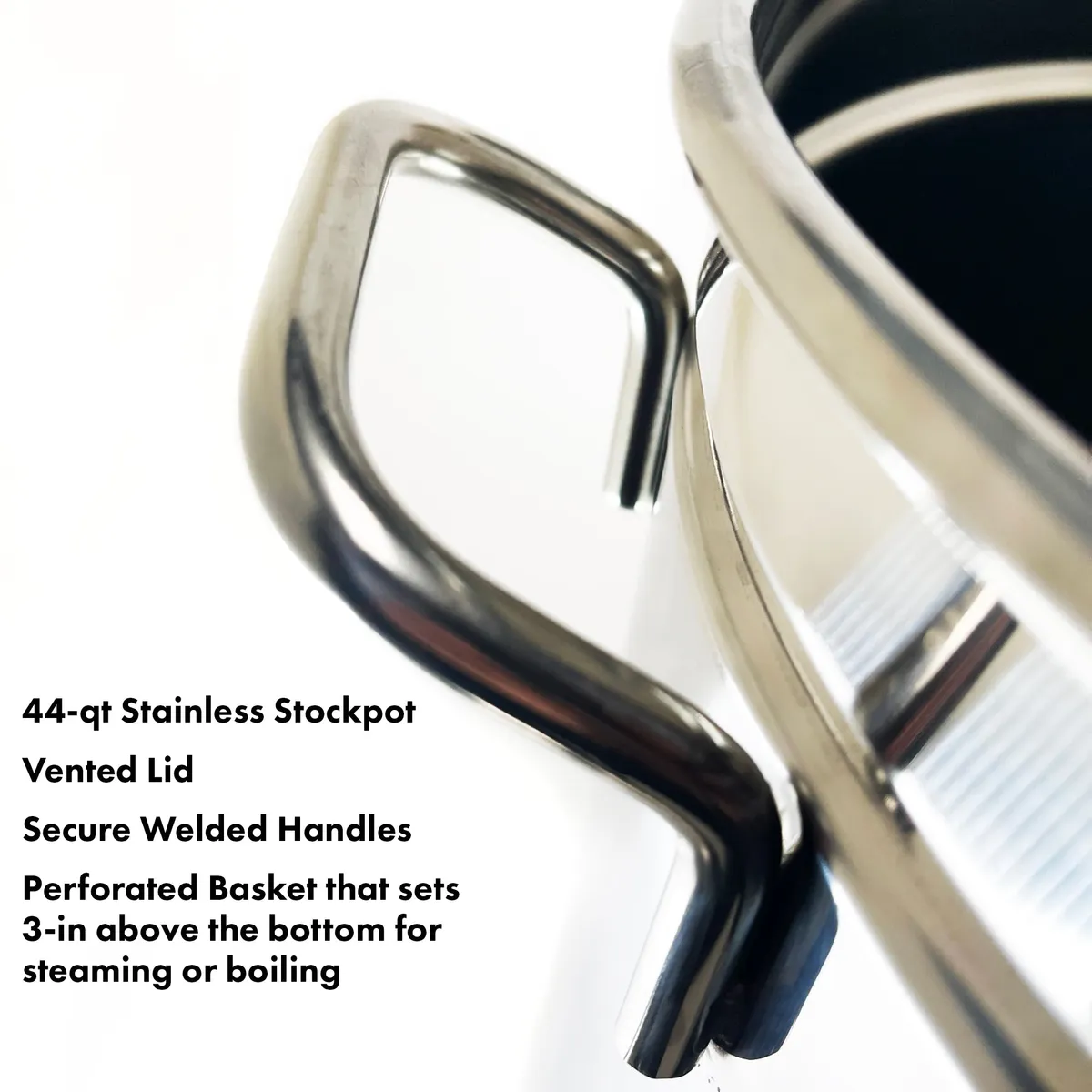 36-qt Stainless Stockpot with Basket product image