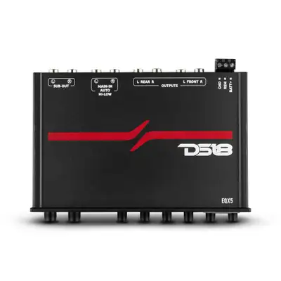 DS18 High Volt 5-Band Equalizer with High Level Input