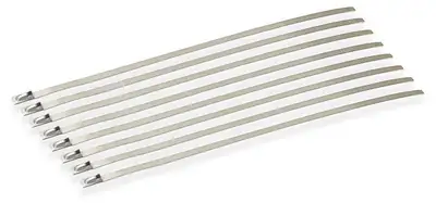 Design Engineering DEI 10201 Stainless-Steel Locking Ties 8 9-Pack 010201