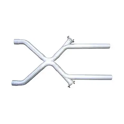 Pypes Performance exhaust Xchange X-Pipe Crossover Kit Intermediate Pipe 3 in Hardware Incl Natural 409 Stainless Steel Pypes Exhaust