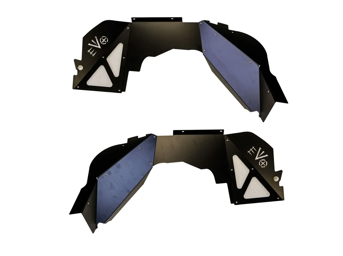 18c Wrangler/20c Gladiator Gas Front Vented Raw Aluminum Inner Fenders For Coil Spring Suspensions product image