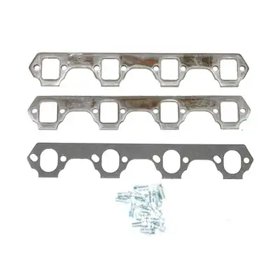 Patriot Exhaust Patriot Exhaust H7842 Header Flange Pair Ford Small Block 260-351W Tube Diameter 1 1/2" Rectangular Port