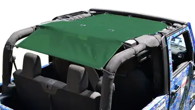 Steinjager Tops and Covers 2010-2018 Fabric Teddy 2 Door Green