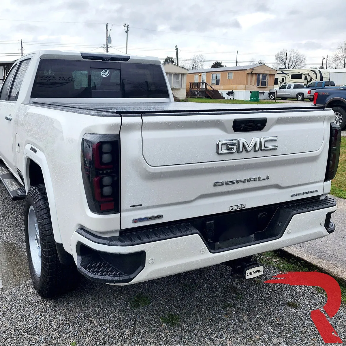 Gmc Sierra 19-20 1500 And 20-21 25003500 Only Fits Single Wheel Body Style Trucks With Factory OEM LED Tail Lights Oled Tail Lights - Smoked Lens product image