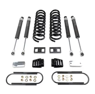 ReadyLift 3ft. coil lift kit-front coils and rear blocks; radius arm drop brackets; Falcon shocks