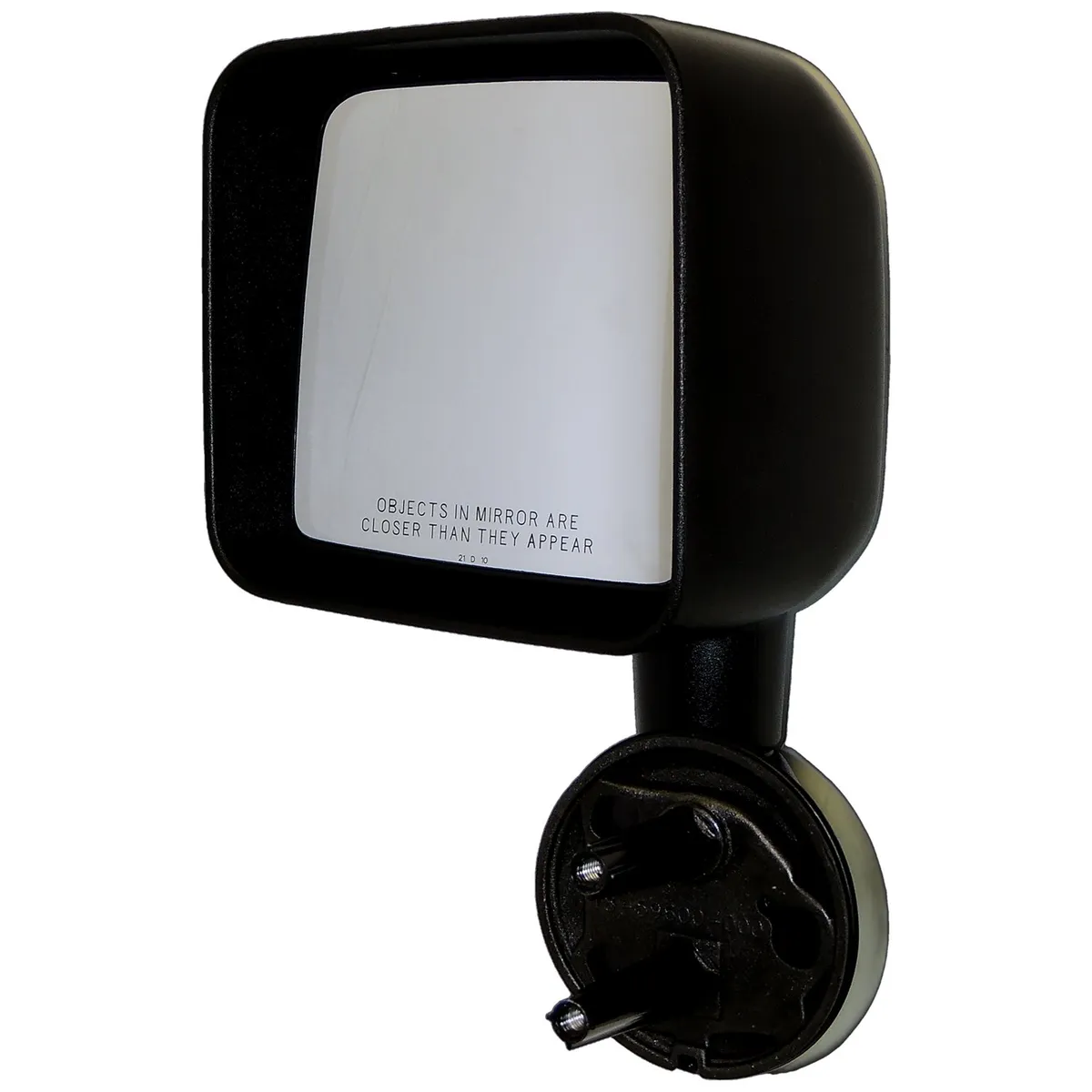 Crown Automotive Jeep Replacement 55077969AD Left Manual Convex Mirror Assembly for JK Wrangler 2007-2010, RHD only product image