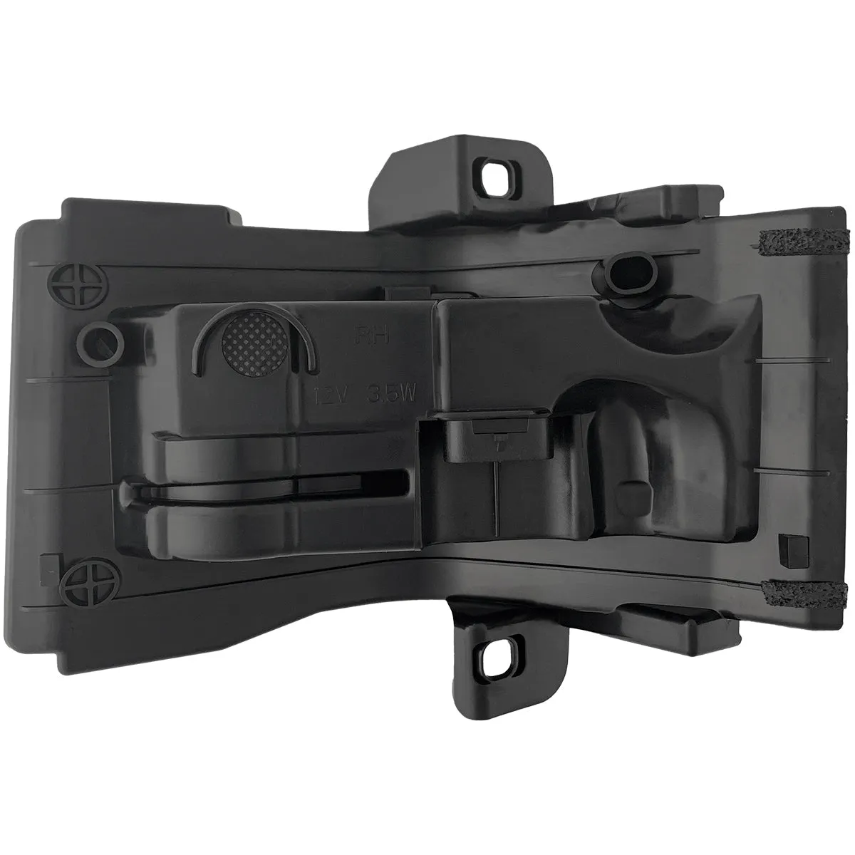 Ford 17-19 F250f350f450 Superduty Side Mirror Lenses 2-Piece Set w White LED Running Lights Amber Flashing LED Turn product image