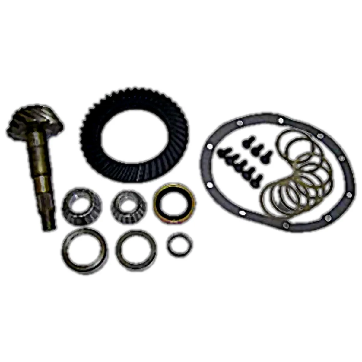 Ring & Pinion Kit 1997-2000 TJ Wrangler (until 10/1/2000);1987-1995 YJ Wrangler w/ .81" Long Ring Gear Bolts;1984-2000 XJ Cherokee (until 10/1/2000);1986-1992 MJ Comanche;1993-1998 ZJ Grand Cherokee;1997-1998 ZG (Europe) Grand Cherokee; product image