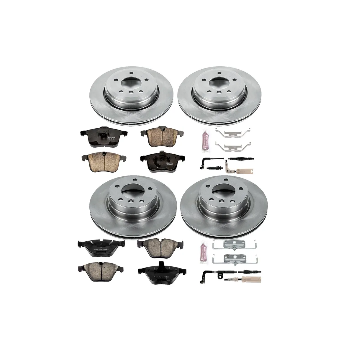 Z17 Direct Replacement Kit: Rotors; Ceramic Pads W/Hardware; Pad Sensors product image