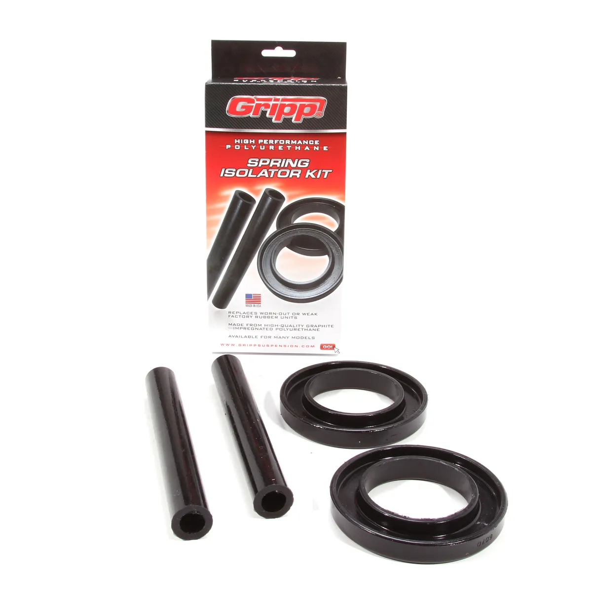 1979-2004 Mustang Front Coil Spring Isolator Kit Pair Polyurethane product image