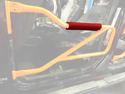 Steinjager Steinjäger Doors Wrangler JK 2007-2018 Trail, Tubular Style Arm Rest Red