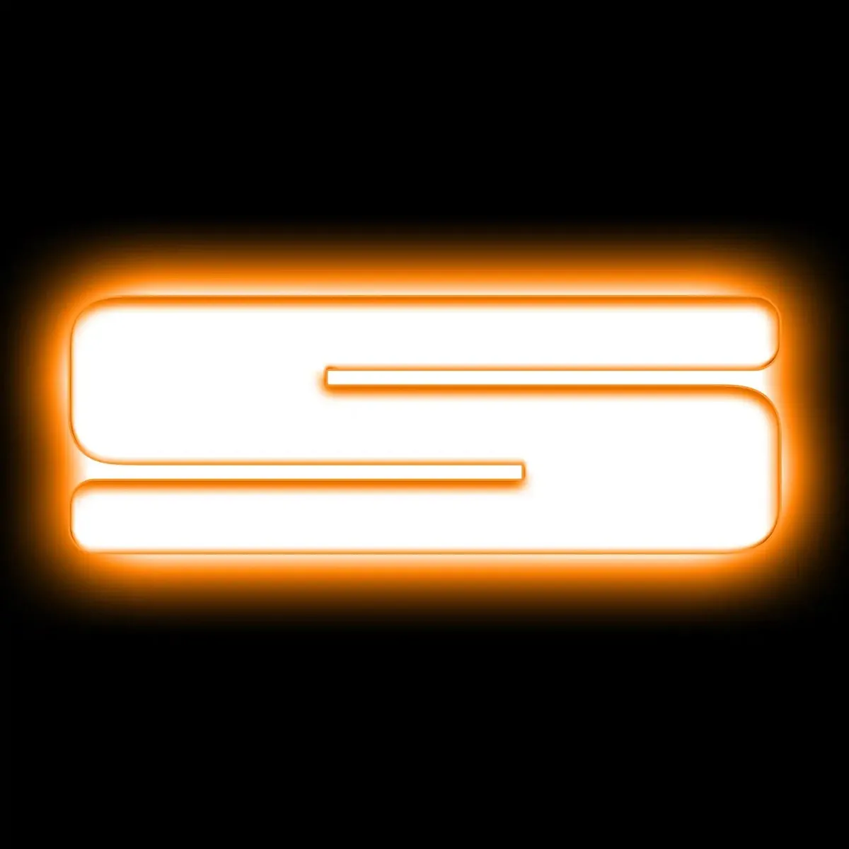 ORACLE Lighting Universal Illuminated LED Letter Badges - Matte Black Surface Finish - E product image
