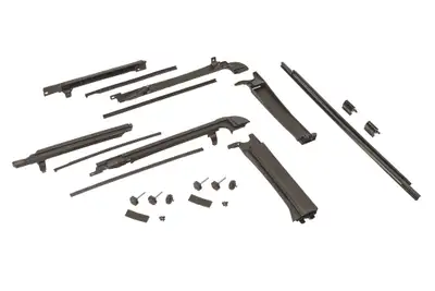 MasterTop Jeep TJ Factory Style Door Surrounds with Tailgate Bar For 97-06 Wrangler TJ MasterTop