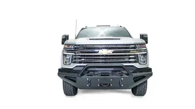 Fab Fours 20c Silverado 2500/3500 HD Red Steel Front Bumper With Prerunner Guard