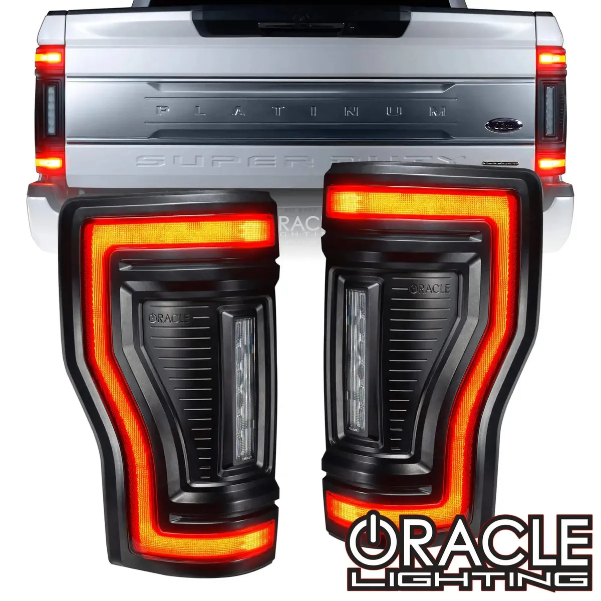 2017-2022 Ford F-250/350 Super Duty Flush Mount LED Tail Lights - Animated Turn Signals product image